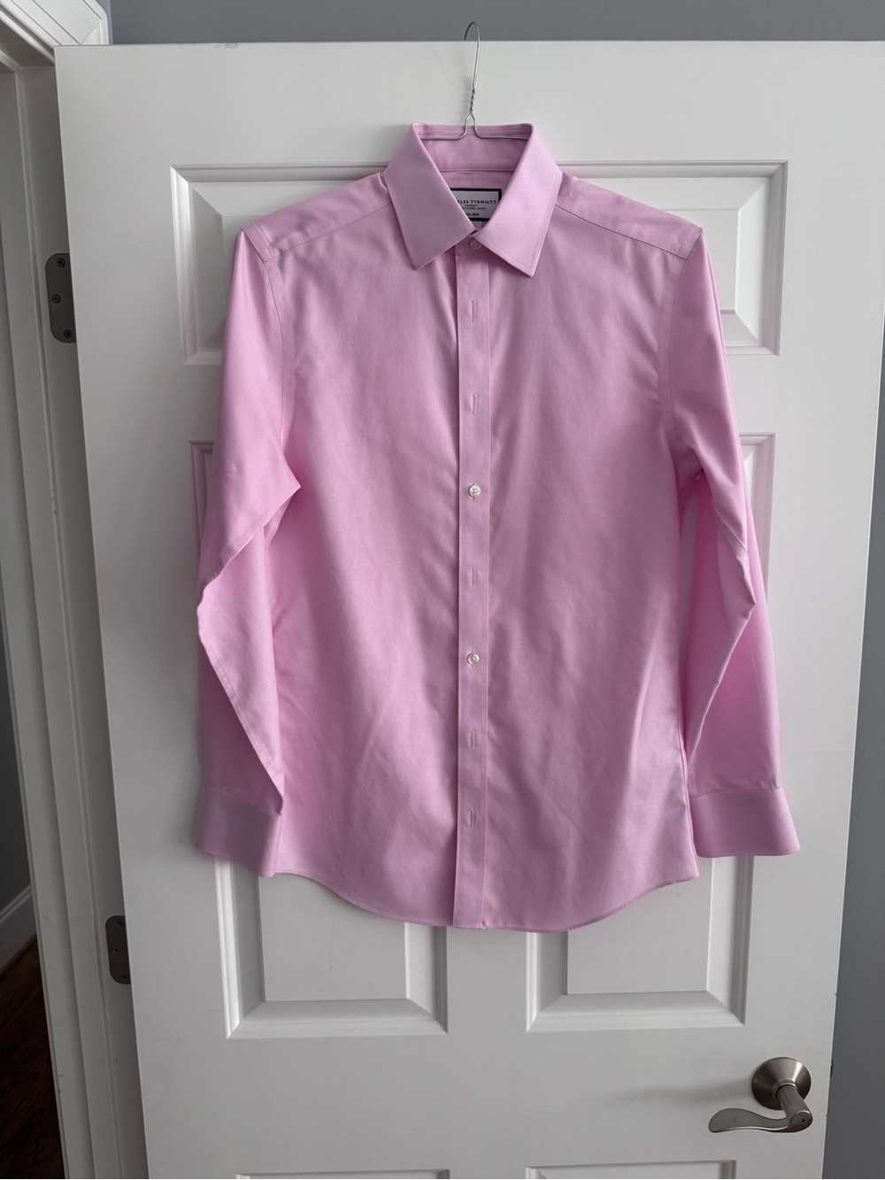 Charles Tyrwhitt Pink Non-Iron Slim Fit Dress Shirt
